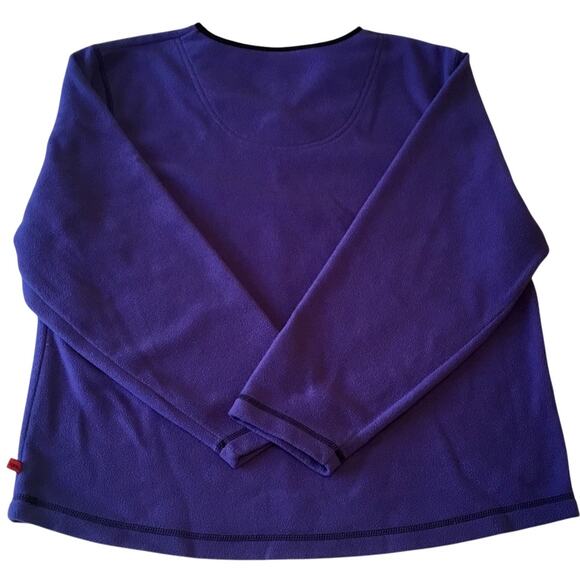 Northern Reflections Fleece V-Neck Top Over the Head Large - Picture 2 of 4